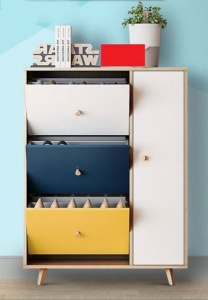 Mẫu tủ giày gỗ MDF - VD 4